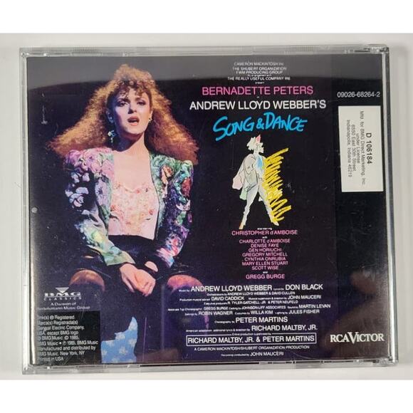 Bernadette Peters Andrew Lloyd Webber's Song & Dance - The Songs CD - Picture 2 of 4